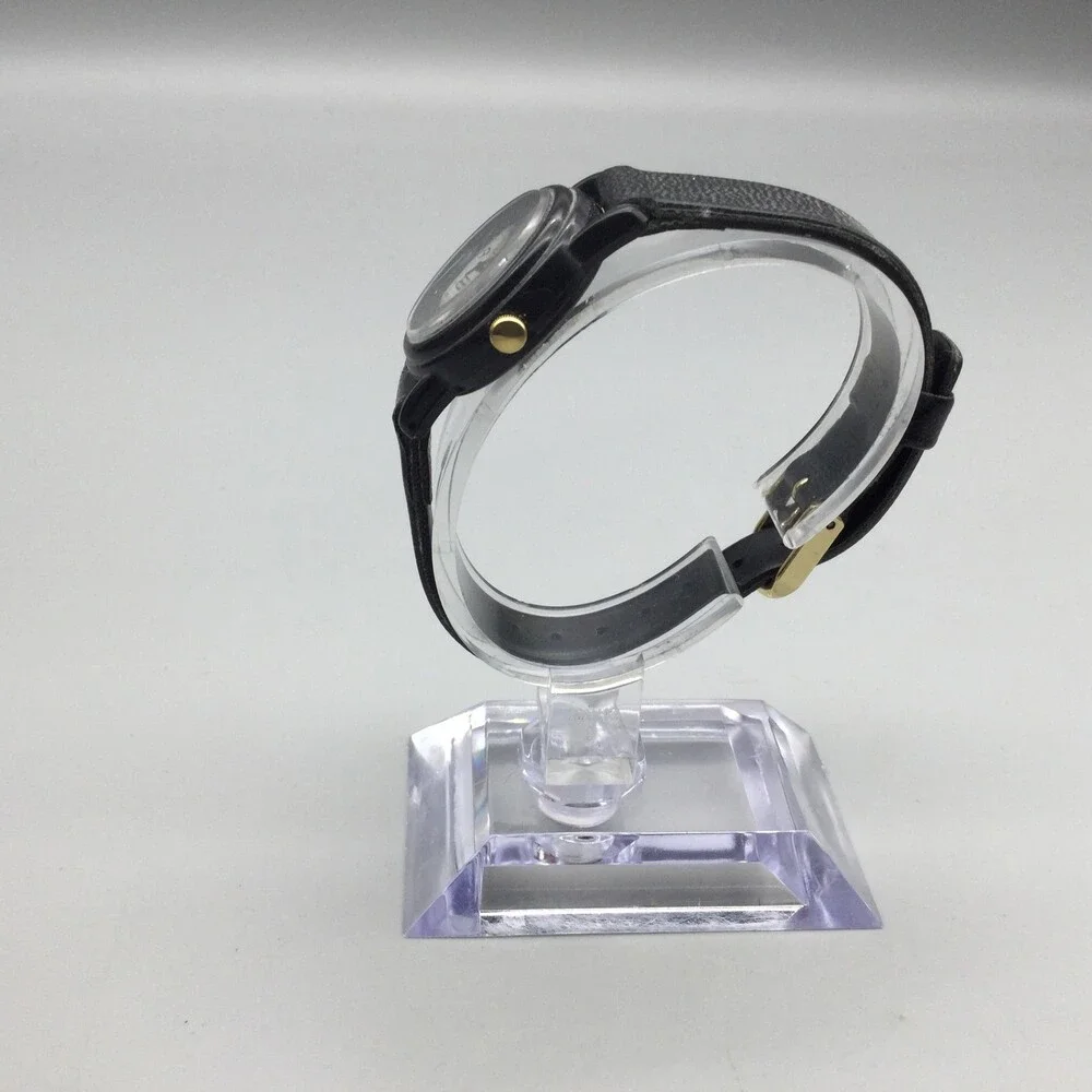 Lorus Disney Mickey Mouse Womens Watch Black Plastic New Battery